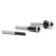 WEN Heat-Treated Multi-Profile Carbide-Tipped Router Bit Set (3-Piece)
