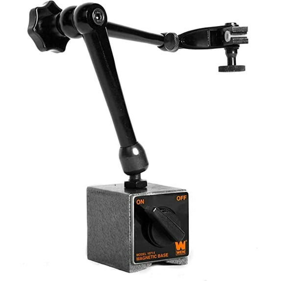 WEN Magnetic Base for Dial Indicators, Three Segment, Industrial Strength with Quick Release