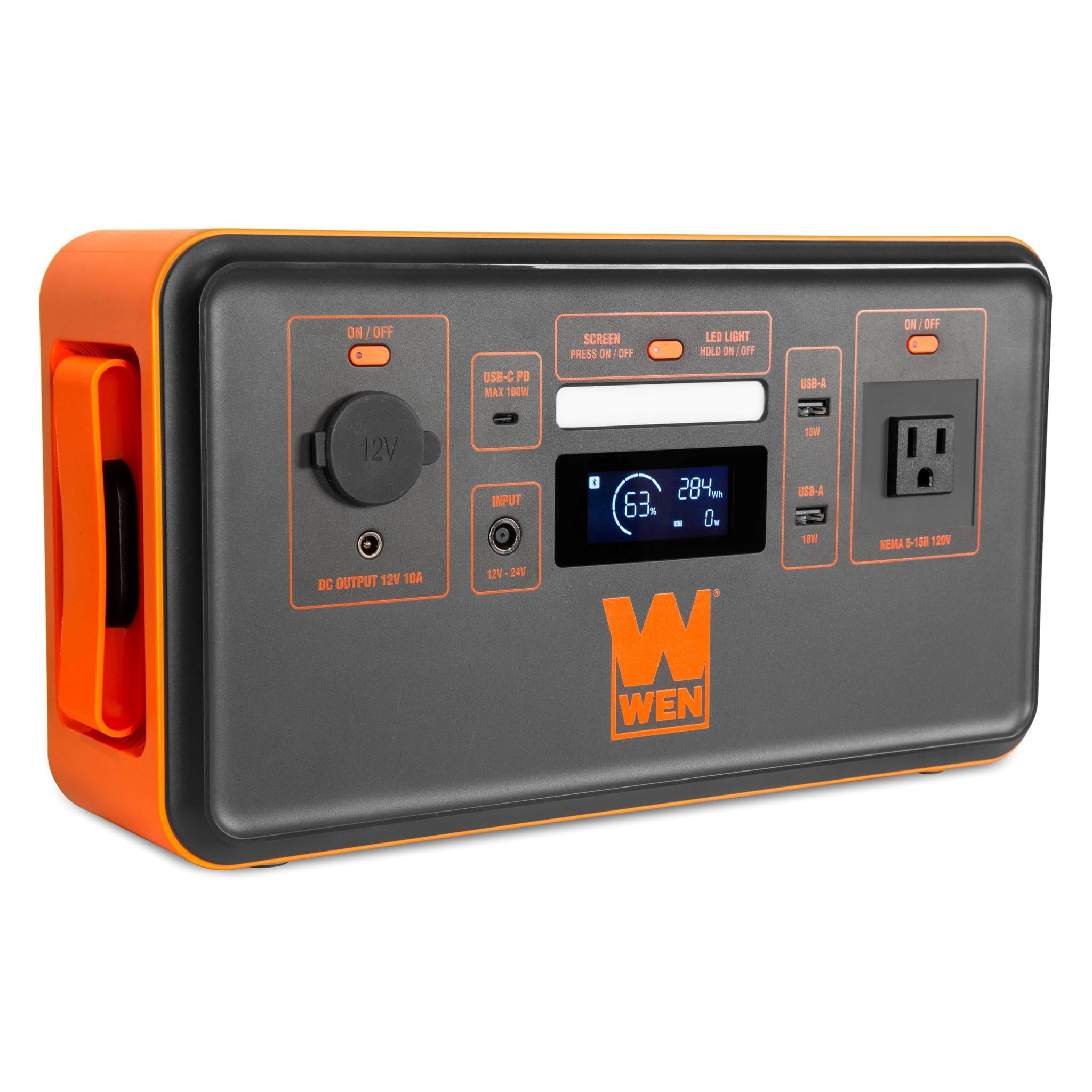 WEN PP448i 500-Watt 448Wh Lithium-Ion Power Station and Battery-Powered Inverter