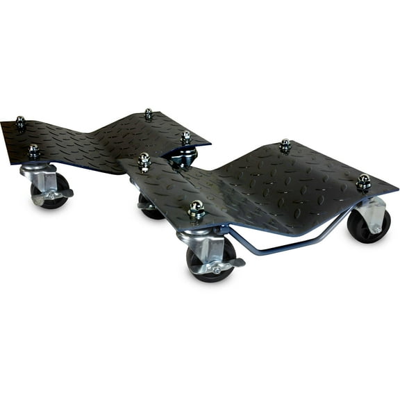 WEN Products 3000-Pound Capacity Vehicle Dollies with Brakes, Two Pack