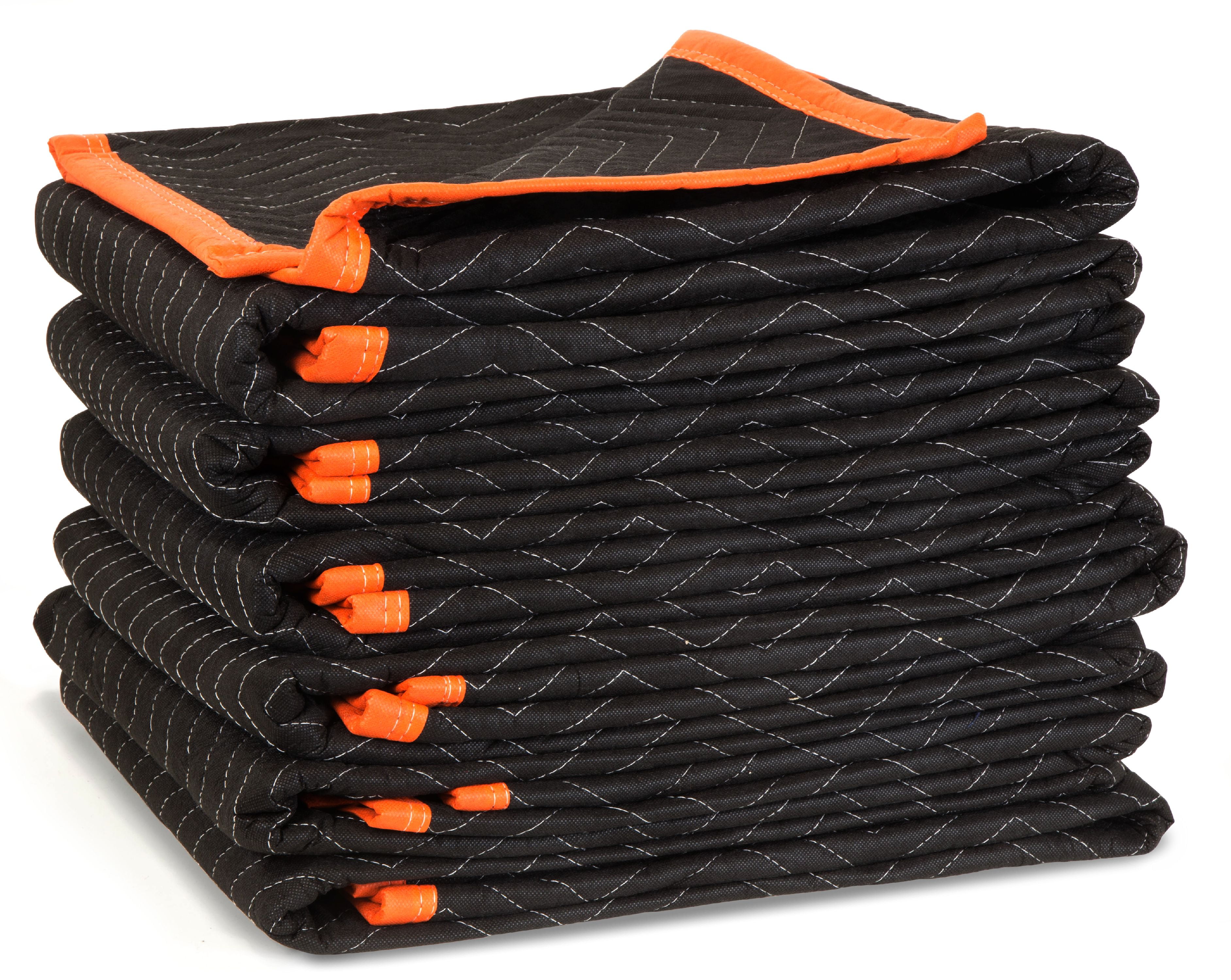 WEN 72-Inch by 40-Inch Heavy Duty Padded Moving Blankets, 6-Pack