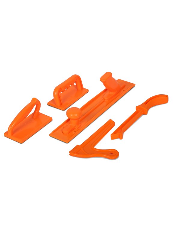 Push Block and Push Stick Safety Set for Woodworking, 5-Piece