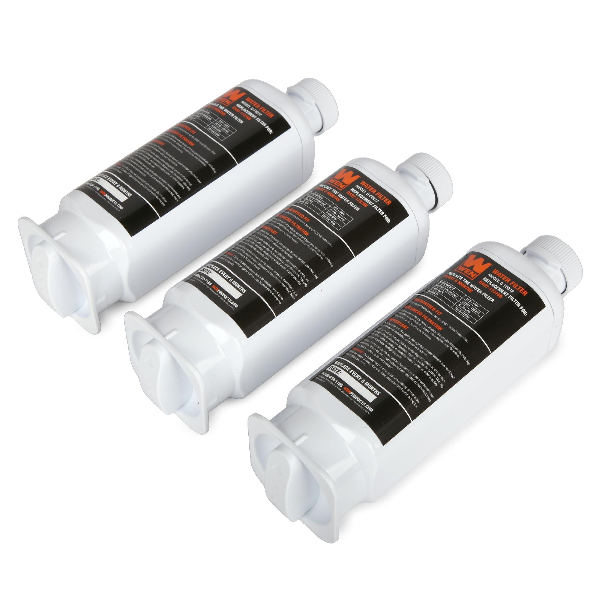 WEN Replacement Refrigerator Water Filter, 3 Pack (OEM part number DA97-17376B)
