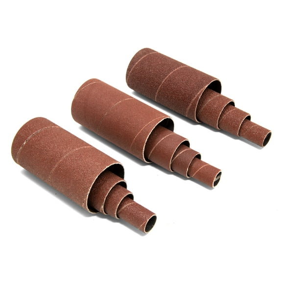 WEN Replacement Spindle Sanding Sleeves, Assorted Sandpaper Grits, 12 Pack