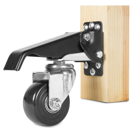 WEN Retractable Workbench Casters, 2.5-Inch Diameter Wheels, 600-Pound Capacity, 4 Pack (CA2580)