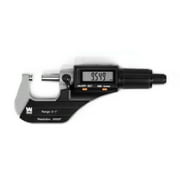 WEN Standard & Metric 0-1 Inch Range Digital Micrometer, Hard Case, Black