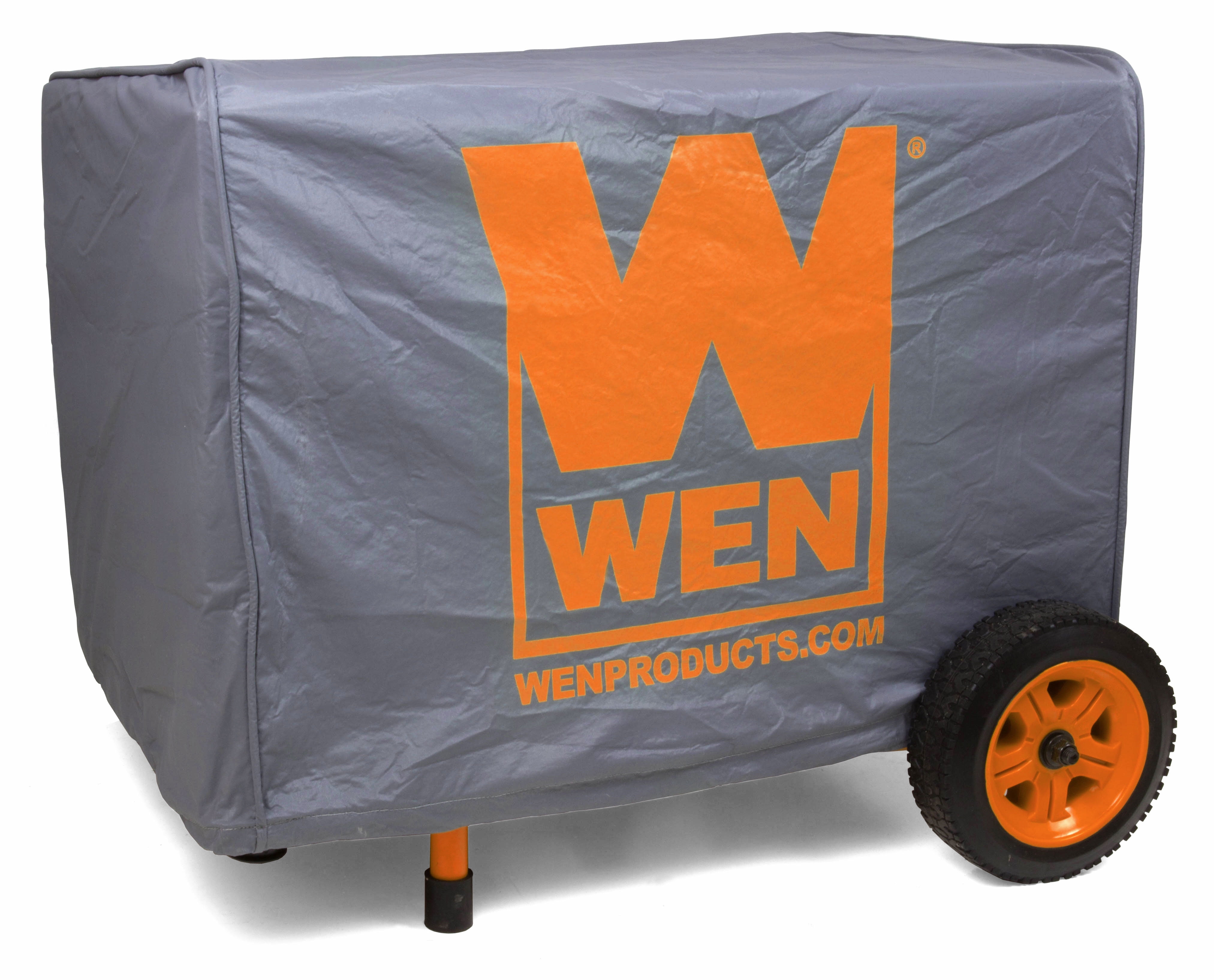 WEN Products 31" X 26.5" X 24.5" Gray and Orange Generator Cover with Water Resistant Material