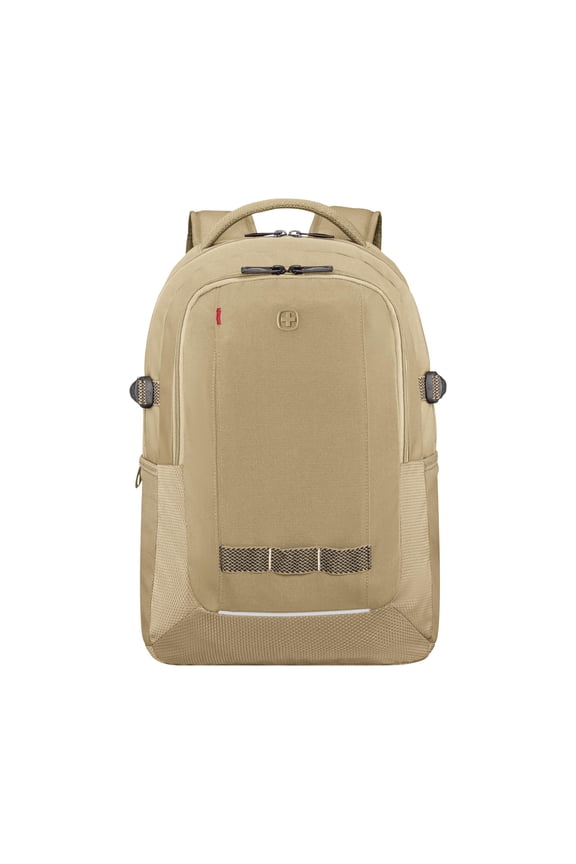 WENGER NEXT 24 Ryde 16'' Laptop Backpack, Beige, 26 Litres, Swiss Designed, 653185