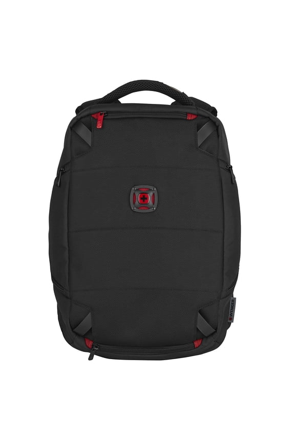 Wenger WEEKEND LIFESTYLE TECHPACK 14 Inch Laptop Backpack with Tablet Pocket, customizable padded dividers, built in rain cover (12 Litre)-blend of style function, Swiss designed, 606488