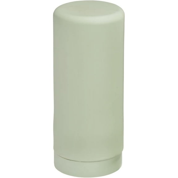 WENKO Easy Squeeze Dish Soap Dispenser for Kitchen Sink, Squeeze Bottle for Washing Up Liquid and Hand Soap, Round refillable Plastic Bottles, Easy to Fill and to use, 8.5 oz, Light Green