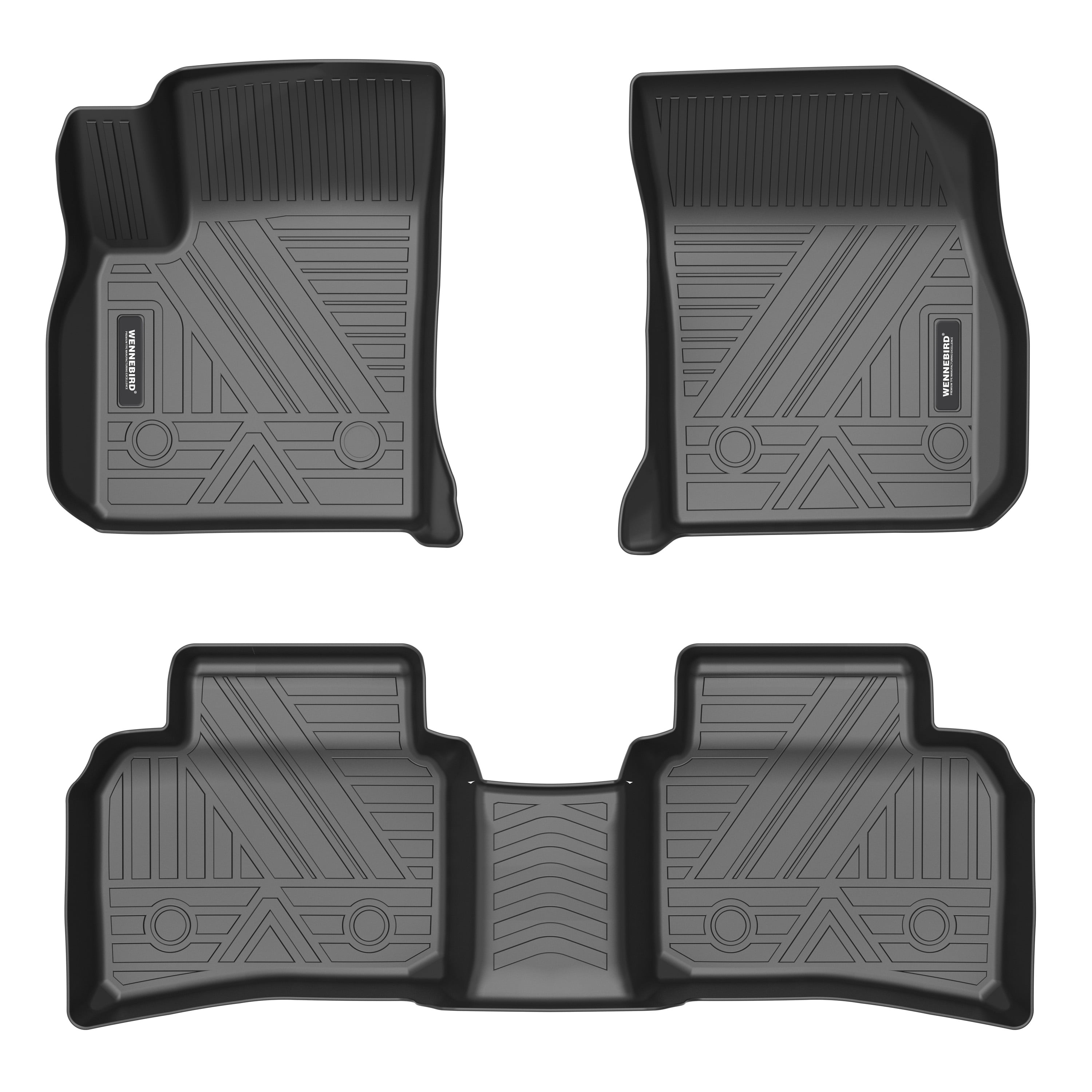 WENNEBIRD All Weather Floor Mats for 20192024 Cadillac XT4, Premium TPE AntiSlip Waterproof