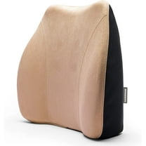 WENNEBIRD Model Q Lumbar Memory Foam Support Pillow for Posture, Beige
