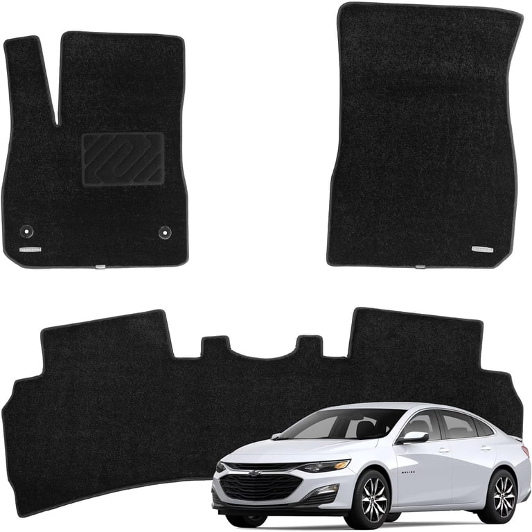Chevrolet Chevy Malibu 2016-2023 Custom Fit All-Weather Heavy Duty Floor Mats Liners