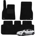 thumbnail image 1 of WENNEBIRD Superior Carpet Floor Mats for 2021-2025 Tesla Model S, 0.6 inch Thickness Rugs - 3pc, 1 of 8