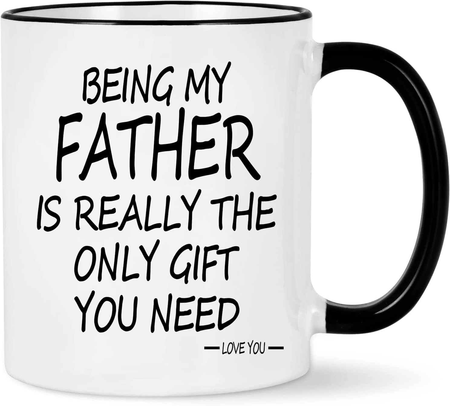 Tazza con scritta in lingua inglese Stepdad, idea regalo per