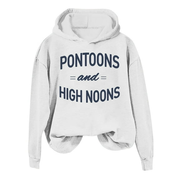 WENWU Hoodies Sweatshirt for Women Long Sleeve Hoodie Pullover Hoodies Oversized Hoodie for Women White Hooded Sweatshirt Winter Clothes for Women's Clothes