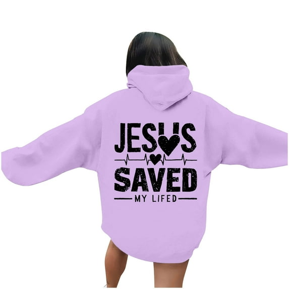 WENWU Hoodies for Women Trust in the Lord Hoodies Letter Print Hoodies Oversized Pullover Hoodies Trendy Fall Outfits for Women Teens Clothes