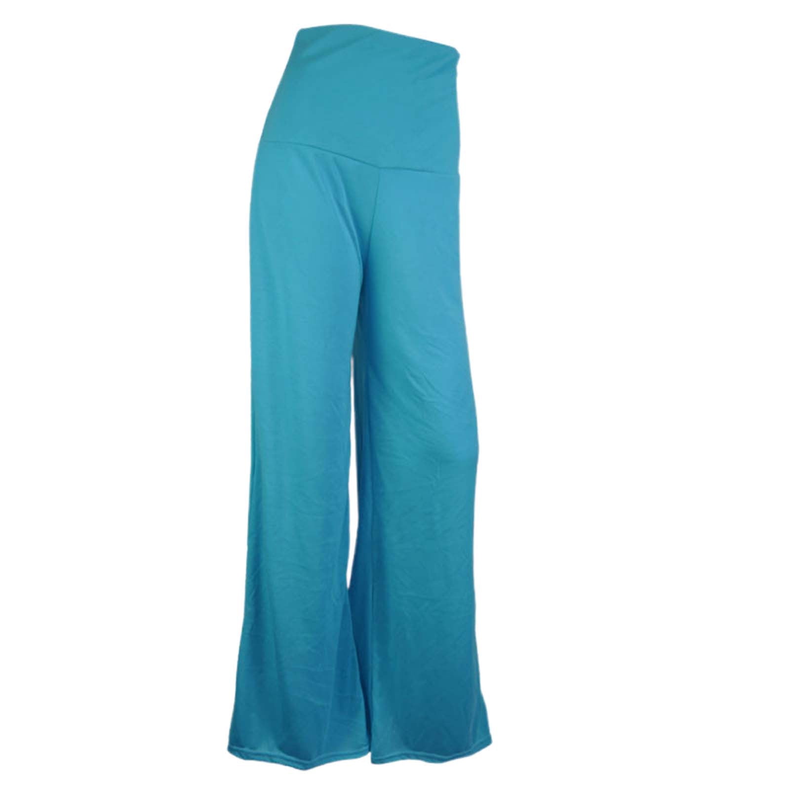 WENWU Pants for Women Business Casual Outfits for Women Sky Blue Pants ...