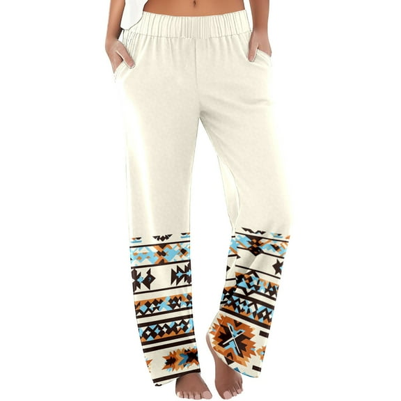 WENWU Pants for Womens Pants Casual Beige Pants Loose Work Pants for Women Wide Legged Pants Womens Summer Pants