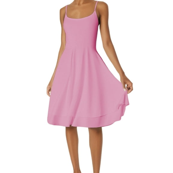 WENWU Popular Square Neck Waist Pleated Mini Dress with A Short Hemline Ruched Midi Dress Sleeveless Sweater Dresses for Women