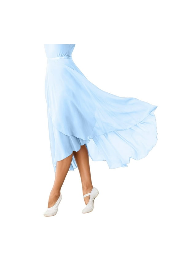 Women Ballet Wrap Skirt Ladies Long Sheer Dance Skirts Too Too Skirt for Girls Wrap Skirts for Women Long