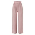thumbnail image 1 of WENWU Women'S Pants Women'S Casual Pants Pink Pants for Women Loose Pants High Waisted Wide Leg Pants for Women Womens Summer Pants, 1 of 5