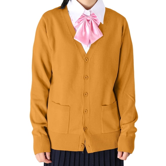 WENWU Women's Cardigan Sweaters 2023 Fall Oversized Open Front Button V Neck Lightweight Cardigans Knit Outerwear Drape Front Cropped Cardigan Sweaters for Women