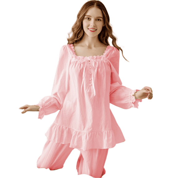 WENWU Women's Casual Lace Sleeve Trousers Suit Set Long Pants Long Sleeve Outfit Comfortable Wear for Daily Home Relaxation Womens Work Pants Wide Leg Snowmobile Suit for Women