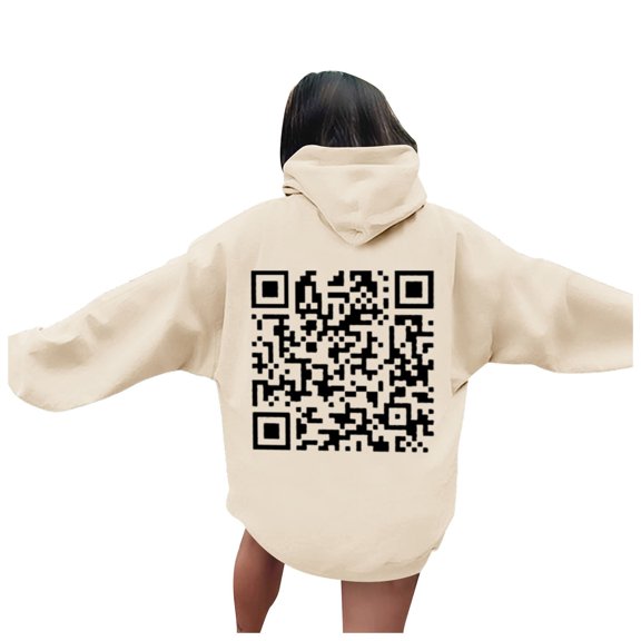 WENWU Women's Hoodies Sweatshirts Long Sleeve Pullover Sweatshirts Unisex Hoodie Beige Hoodie Women Fall Outfits Comfy Clothes