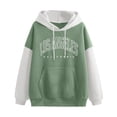 thumbnail image 1 of WENWU Women's Sweatshirts Hoodies Long Sleeve Hoodie Women Pullover Soft Hoodie Green Hoodies Fall Outfits for Women 2025 Trendy Cute Teen Clothes, 1 of 2