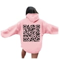 thumbnail image 1 of WENWU Womens Hoodie Long Sleeve Women Hoodies Pullover Cute Hoodies Pink Hoodies for Women Cute Winter Outfits for Women Streetwear, 1 of 7