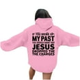 thumbnail image 1 of WENWU Womens Hoodies Jesus Loves You Sweatshirt Graphic Letter Print Sweatshirt Oversized Pullover Hoodie Fall Hoodies for Women Fashion, 1 of 5