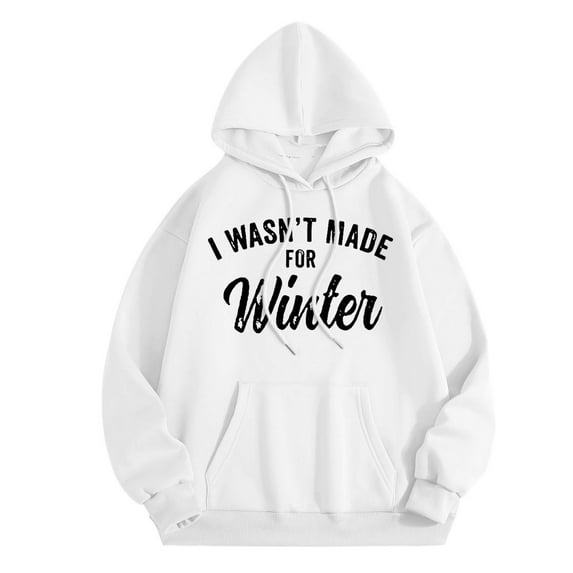 WENWU Womens Hoodies Long Sleeve Hoodie Women Hoodies Pullover Cute Hoodies White Hoodie Fall Jacket Women Clothing for Women