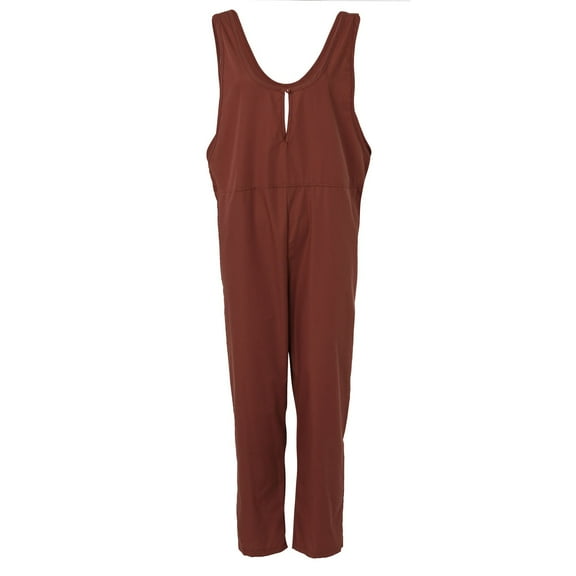 WENWU Womens Trousers Women Casual Pants Brown Pants Women Lounge Pants for Women Loose Fit High Waist Pants Women with Pockets Women'S Fall Pants