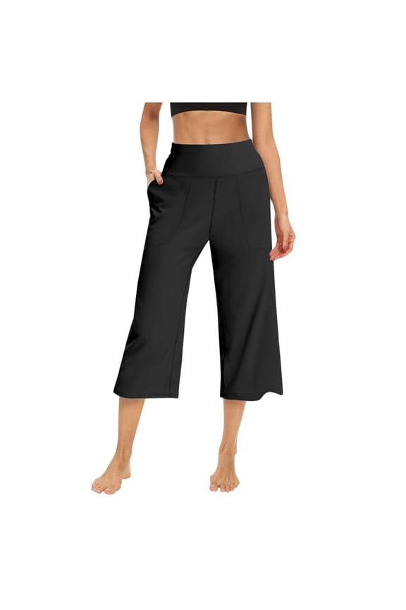 Womens Trousers Women Pants Casual Black Trousers for Women Loose Sweatpants Women Wide Leg Elastic Waist Pants for Women Women'S Fall Pants