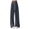 thumbnail image 1 of WENWU Womens Trousers Women'S Pants Casual Grey Womens Pants Loose Yoga Pants for Women High Waisted Trousers Fall Pants, 1 of 6