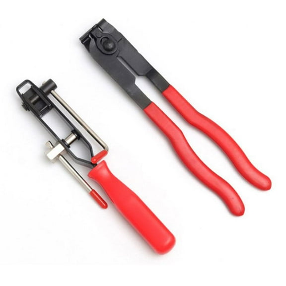 WENXUAN 1/2PCS CV Joint Boot Clamp Pliers Set Car Banding Plier Tool HOT Kit (Red)