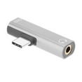 thumbnail image 1 of WENXUAN 2IN1 USB C Type-C to 35mm Jack AUX Earphone Audio Adapte GX Charger (silver), 1 of 7