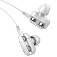 thumbnail image 1 of WENXUAN 35mm In-ear Wired Headphones Quad-core Dual Dynamic Bass Stereo Music Earbuds Mic Sports Canceling With Noise Earphone (white), 1 of 6