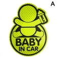 WENXUAN Car Baby Stroller Guanyuan Light Reflective Stickers Stickers