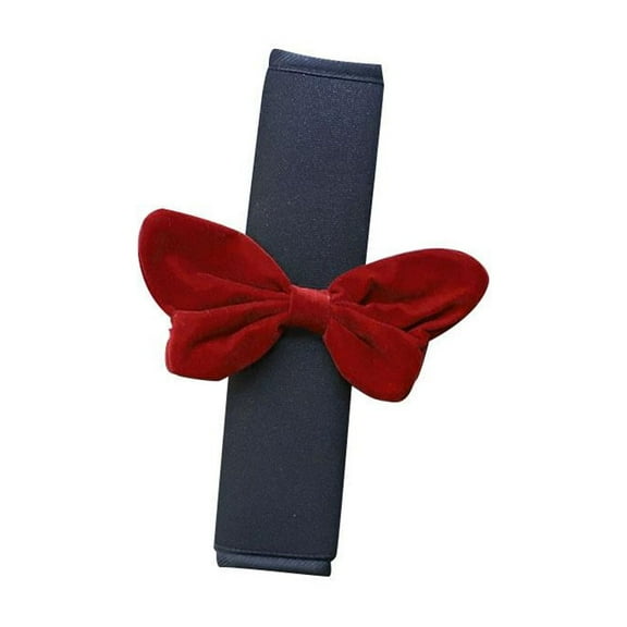 WENXUAN Car Seat Belt Cover Anti Strangulation Car Interior Decoration Car Safety Bel (red)