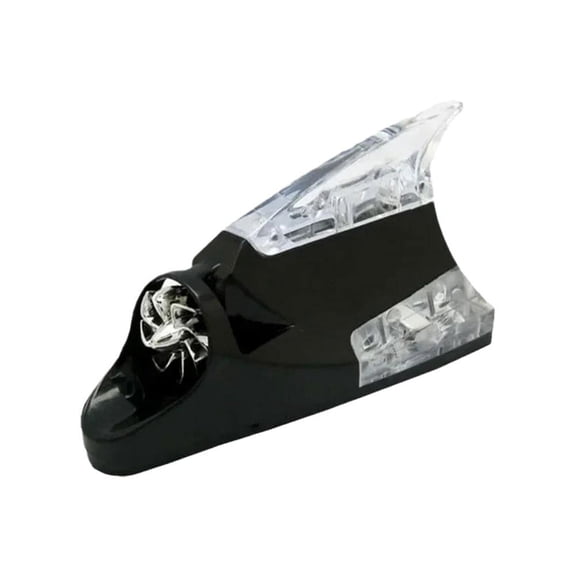WENXUAN LED Lights Car Truck Wind Power Shark Fin Roof Antenna Aerial Warning Lamp/ (A)