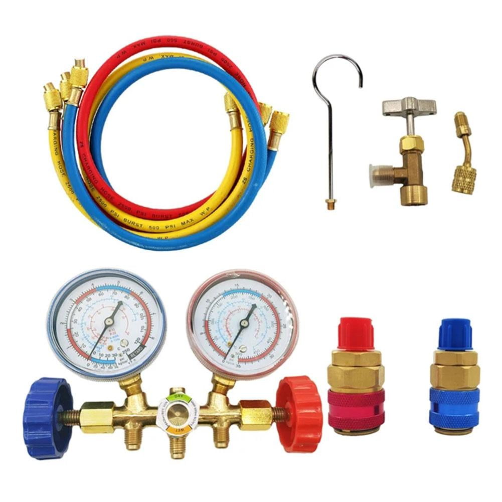 WENXUAN R134A R32 R410 R22 AirConditioning Pressure Gauge Refrigerant