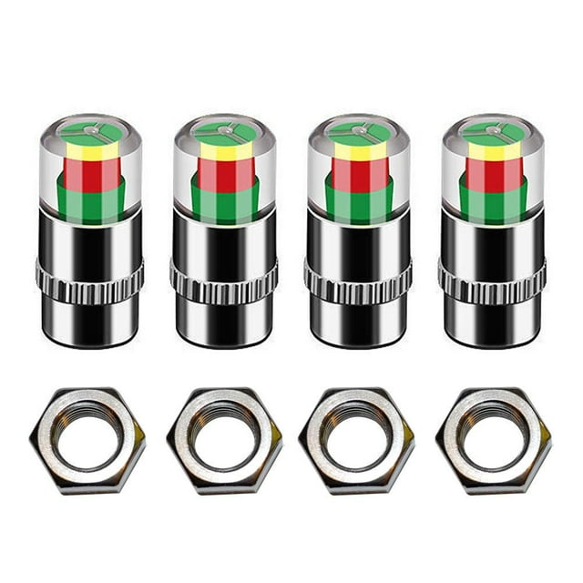 WENXUAN Safety Inspection Cap Valve Car Tire Pressure Indicator Gauge