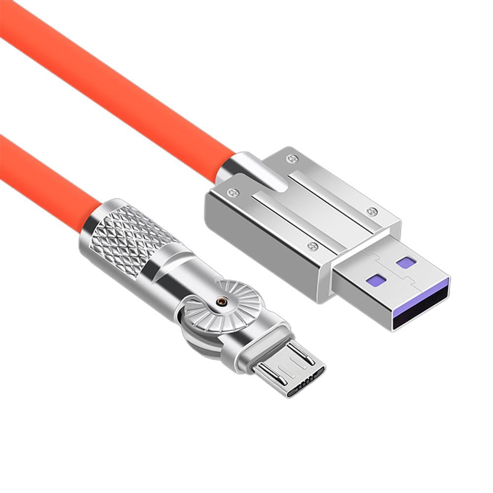WENXUAN Soft Silicone 180 Rotatable 120W Fast Charging TypeC 6A Data