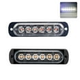 WENXUAN Strobe 6 LED Flash Emergency Hazard Warning Grille Beacon Car