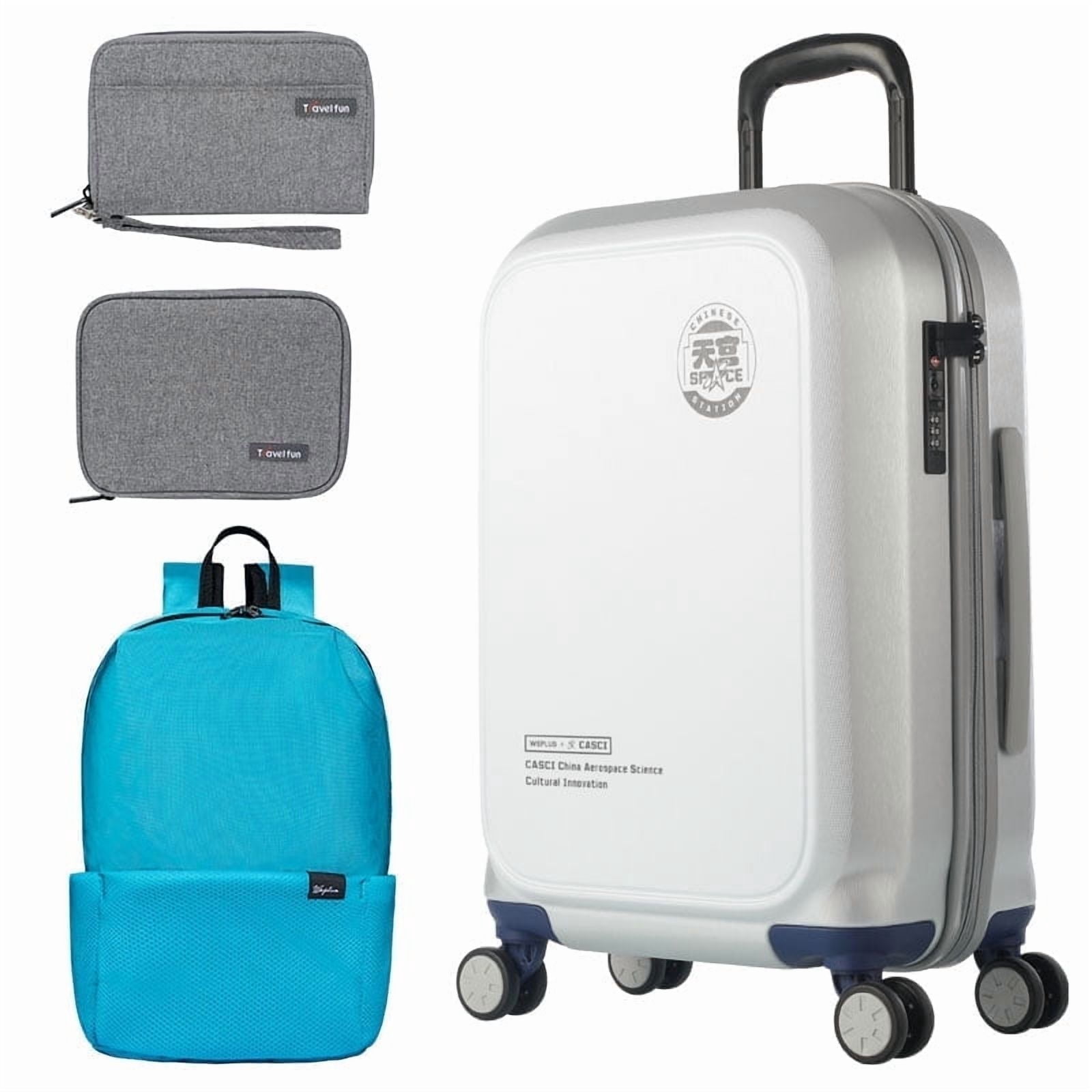 WEPLUS Luggage Sets 4 Piece,24" Hardside Carry-On Luggage, Hardshell Suitcase With Wheels, With Scratch-Resistant Surface, Four Multi-directional Wheels