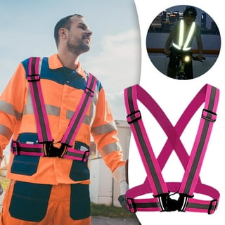 High-Visibility Adjustable Reflective Safety Vest - Essential Hi-Vis  Running, Walking, Cycling Gear for Enhanced Visibility and Protection TIKA