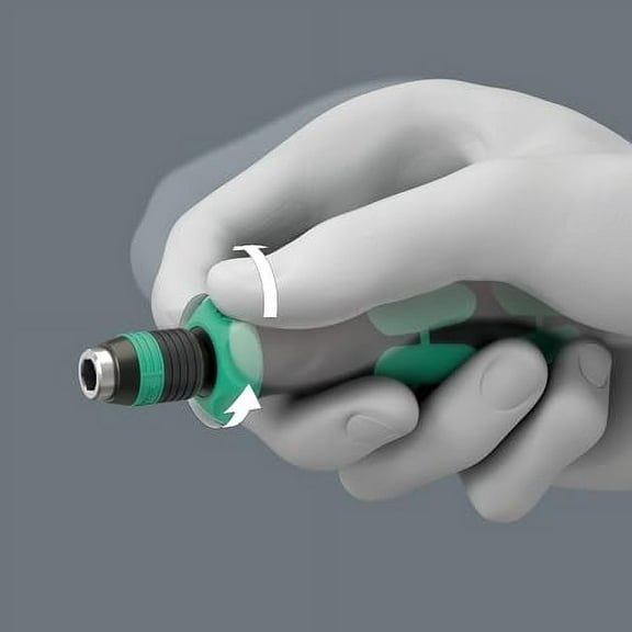 WERA - 05051493001-838 RA-R M Bitholding Screwdriver with Ratchet functionality, 1/4", 1/4" x 123.5 mm