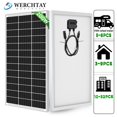 thumbnail image 1 of WERCHTAY 200W Monocrystalline Solar Panel for RV, Caravan, Boat, Car, Camping, Marine, Rooftop, Farm, and Off-Grid Applications, 1 of 13